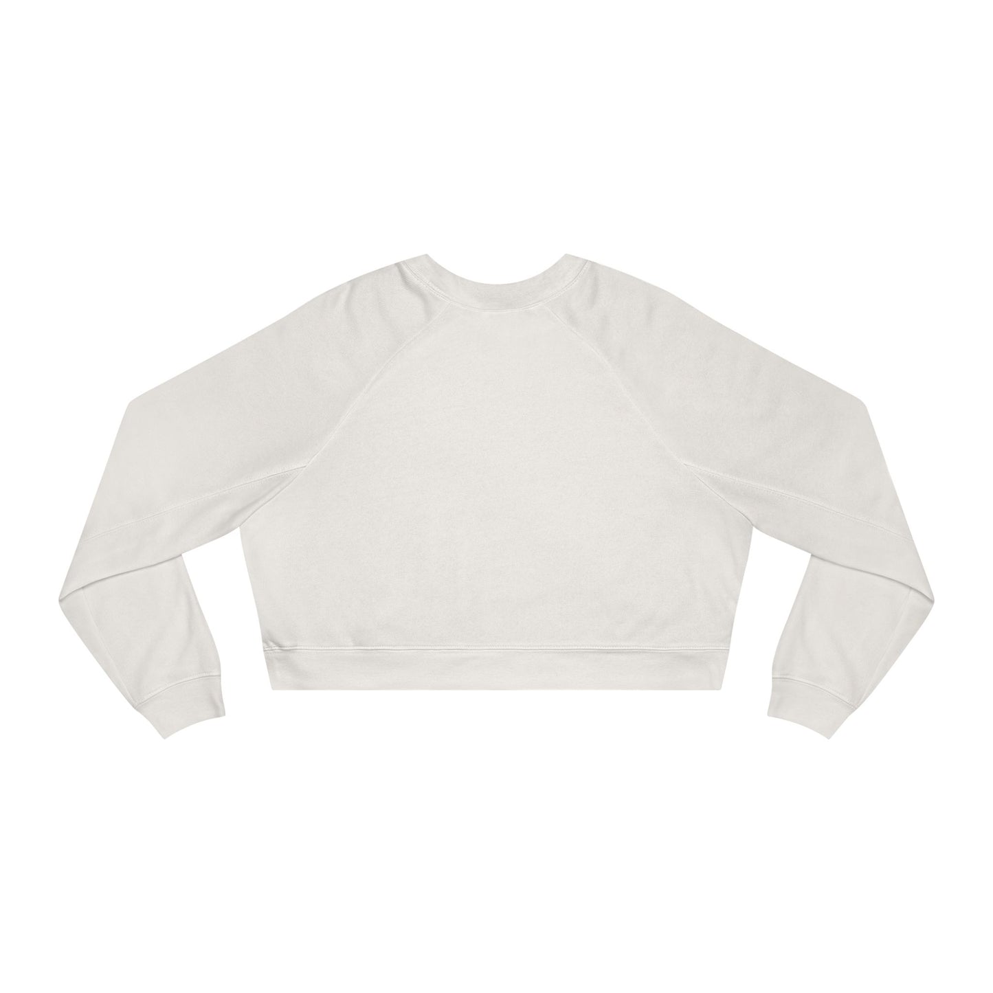 Cropped Sweatshirt with Arabic Text 'I am Free' within the design.