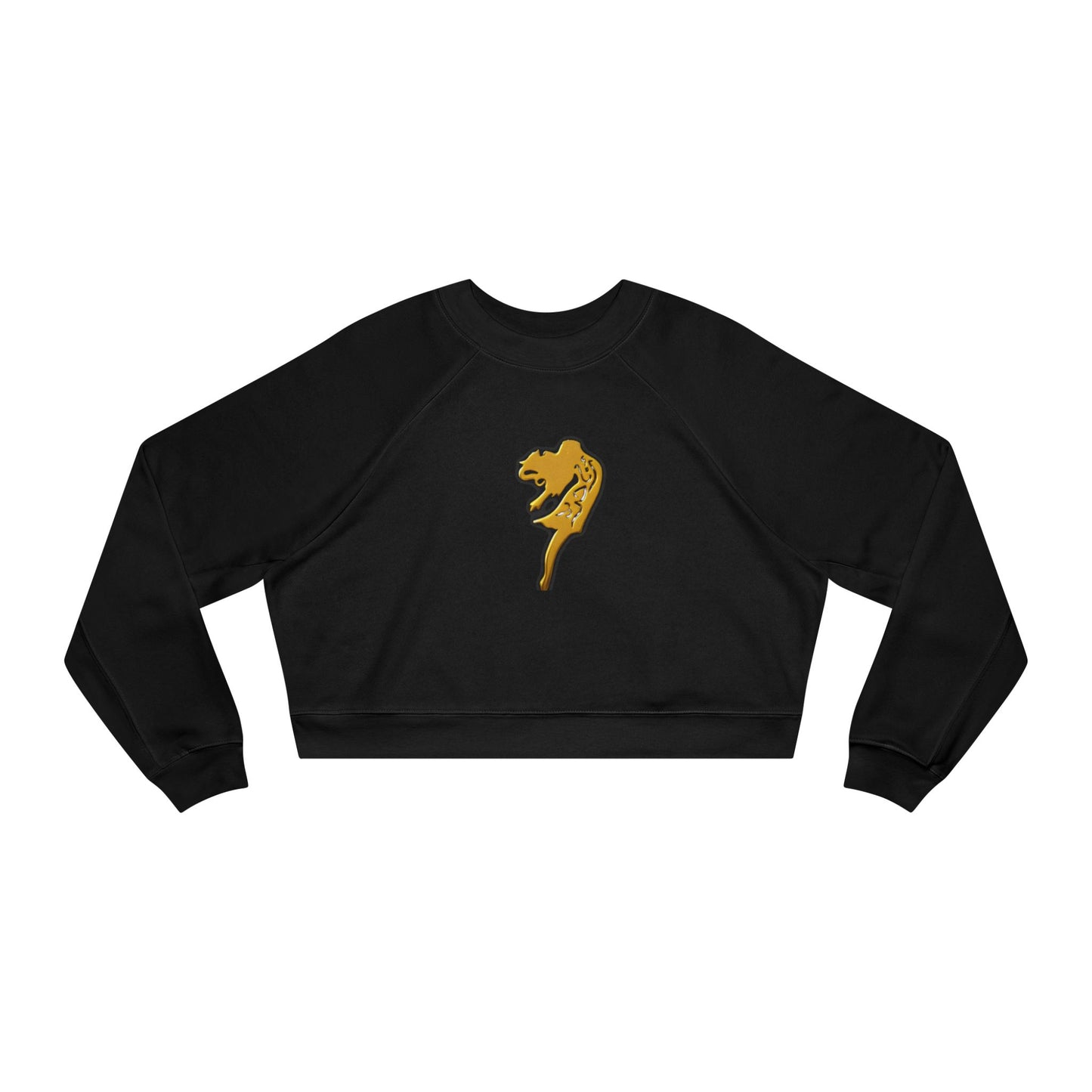 Cropped Sweatshirt with Arabic Text 'I am Free' within the design.