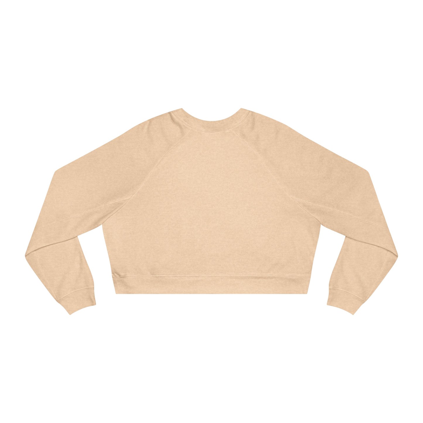 Cropped Sweatshirt with Arabic Text 'I am Free' within the design.