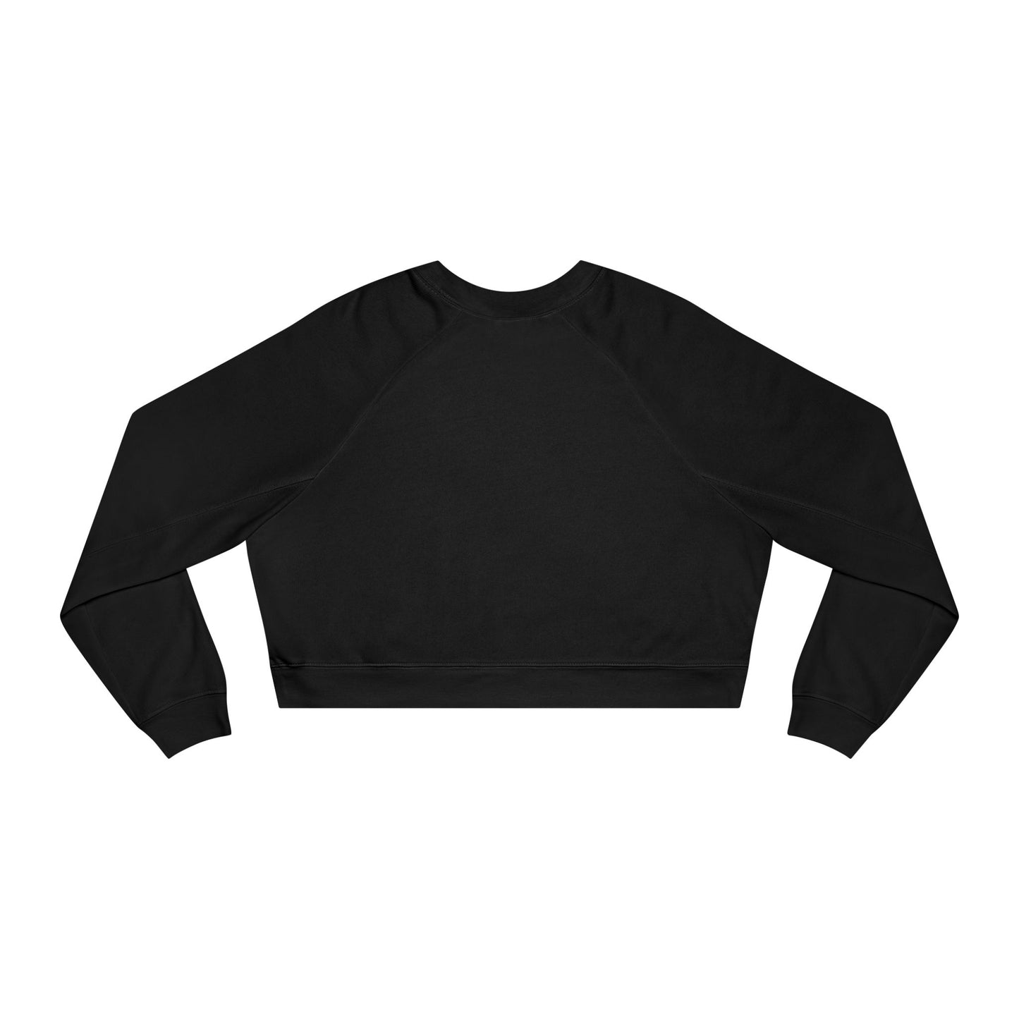 Cropped Sweatshirt with Arabic Text 'I am Free' within the design.